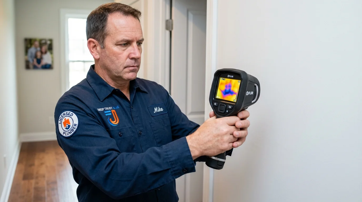 Thermal imaging leak detection by Johns Plumbing LLC in The Plains